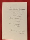Vincent Price Estate Handwritten Poetic Remarks On Van Gogh  40a