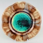 Set Of Four Antique Fabrique D   emaux Rubelles Faience Plates 21 5cm France C1855
