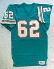 1979 Jim Langer  hof  Miami Dolphins Game Used Russell Athletic Aqua Jersey