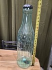 Vintage Coca Cola Coke Plastic Bottle 23    Tall Piggy Bank Coin Storage Green