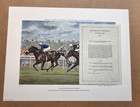 Richard Stone Reeves Print  Pawneese Wins King George queen Elizabeth  300 750
