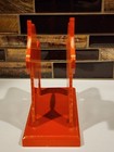 Vintage Dala Horse Napkin Holder Swedish Red Orange Grannas Olsson  Mail Etc  