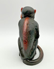 Vtg Hubley Cast Iron Monkey Coin Bank doorstop