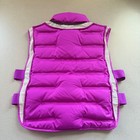 Nike Aeroloft 800 Down Running Vest Purple Magenta Womens Small Reflective Zip