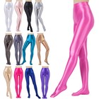 Women s Tights Silky Stockings Running Pants Elastic Waistband Pantyhose Yoga