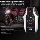 12v Alarm System Motorcycle Bike Anti-theft Security Remote Control Engine Start
