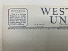 C  1930 s Lot Of 3 Blank Western Union Telegram Papers Form 1204  1933-1942 