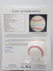 Hank Aaron Hof Signed Autograph Nl Baseball Braves Sweet Spot Jsa    loa