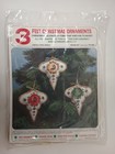Baubles Jeweled Felt Christmas Ornament Fs1006 Kit Makes 3 Felt Originals Usa