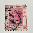 Hong Kong Sc 69  40  44  Queen Victoria Wmk 2  Used Cv  38   412h-14 
