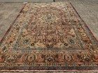 7x10 Pink Antique Rug Oriental Hand-knotted Handmade Real Old Fine Muted 8x10 Ft