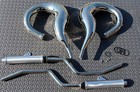 New 1987-2006 Yamaha Banshee Chrome In Frame Shearer Drag Pipes Small Bore