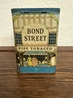 Vintage antique Bond Street Vertical Tobacco Tin- Empty-rare-see Photos