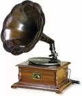 Antique Hmv Gramophone Fully Functional Working Phonograph  Win-up Record Player