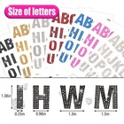 Glitter Rhinestone Alphabet Letter Stickers  26 Letters Self-adhesive Sticker   