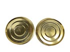 Artistic Churchware Communion Set Rw-500 Brass 2 Cupholder Trays And Lid