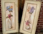 Two Welded Iron And Steel Wall Decor shutters 54 In By 22 In Italian Style Rare
