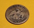 1858-s  Seated Liberty 25c   Better  Date   Low Grade 