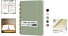 Elegant 5 7 x7 9  Hardcover Spiral Notebook - 140 Pages College Ruled Journal