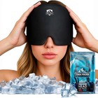 Trekproof 3 Pack Migraine Relief Cap Hot Or Cold Therapy Mask Gel Headache