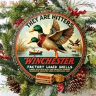 Winchester Style Ducks In Flight Shotgun Tin Metal Signs Home D  cor 8x8