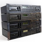 Lot Of 4 Kawai Rack Synthesizers - Xd-5 And K4r With Worn-out Buttons