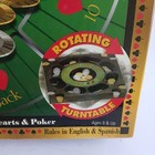 Cadaco Tripoley Special Edition Rotating Turntable Rummy Hearts   Poker New