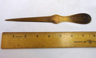 Old 8  Brass Letter Opener Advertising New England Coke Costs Less Lasts Longer