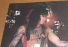 Motley Crue Poster 1990 Vintage 2-sided 21 5x16 Nikki Sixx La Forum