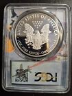 2019-w Proof Silver Eagle Pcgs Pr70 Dcam First Day Of Issue Congratulations Set