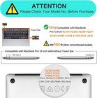 Case For 2016-2024 Macbook Pro 13 Inch M3 M2 M1 A2338 A2289 Hard Shell Cover