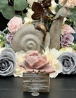 Natural Pink Opal Carved Peony Flower L  k Free Ship   Gift