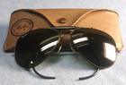 Vintage Ray Ban Outdoorsman Black Aviator Sunglasses Bausch   Lomb Usa W  Case