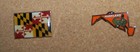 State Of Maryland - Patch   Flag Pin   State Pin Willabee   Ward All 3 Free Ship
