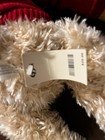 Belkie Teddy Bear 1997 Shaggy Fur Hair Blonde 19  Red Sweater Jointed Plush Nwt