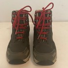 Vasque 7250 Waterproof Hiking Boots Brown Red Kids Size 3 Childrens Trail Shoes