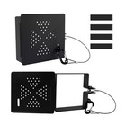 Rv Bumper End Caps  2pcs 4 Inch Square Camper Bumpers Protective Cover With 