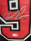 Chicago Bulls Dennis Rodman Autographed Signed Custom Black Jersey Jsa Coa