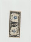 1923  1 One Dollar Silver Certificate Note Horse Blanket Large Size Banknote 
