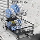 Dish Drying Rack Cup Drainer Stainless Steel Strainer Holder Kitchen Organizer