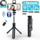 Selfie Stick Tripod With Bluetooth Remote Portable For Iphone And Android Phones