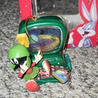 3 Looney Tunes Marvin The Martian Collectible Christmas Ornaments 90 s 