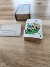 Vintage 1940s Russell Mfg Co  Three Little Pigs Disney Mini Card Game - Complete