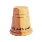Thimble Yellowstone National Park Vintage Wooden