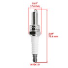 Caltric Spark Plugs For Polaris Ace 325   Ace 570 2015-2019  3022662