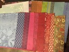 Scrapbook Paper Lot Of 25 Sheets   12 X 12 Mixed Designs   Colors   1  Shipping