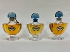 Vintage 1960-1970 s Shalimar Extrait De Parfum  1 3oz Blue Glass Stopper