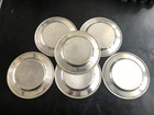 Vintage American Sterling Silver 6 Plates 