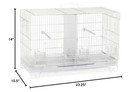 Breeder Cage Animal Hamster Ferret Rabbit White 1 2 Inch Wire Spacing Spf060