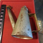 Antique Miner   s Tea Pot Wick Oil Lamp